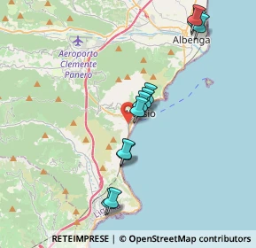 Mappa Via Privata Eredi Gaibisso, 17021 Alassio SV, Italia (3.69364)