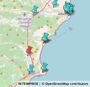 Mappa Vico Mela, 17021 Alassio SV, Italia (5.30438)