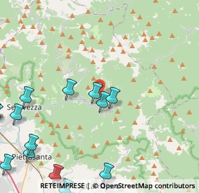 Mappa Villa Roggio, 55040 Stazzema LU, Italia (6.384)