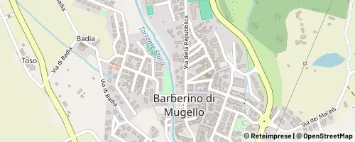 Mappa Barberino di Mugello