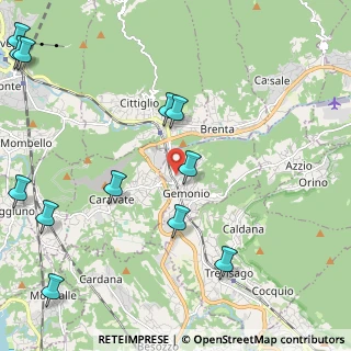 Mappa Strada Statale 394 del Verbano Orientale, 21036 Gemonio VA, Italia (2.90917)