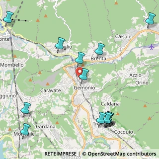 Mappa Strada Statale 394 del Verbano Orientale, 21036 Gemonio VA, Italia (2.78231)