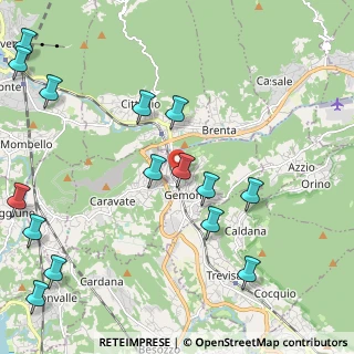 Mappa Strada Statale 394 del Verbano Orientale, 21036 Gemonio VA, Italia (2.73933)