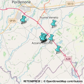 Mappa Via Giuseppe Verdi, 33082 Azzano Decimo PN, Italia (1.91818)