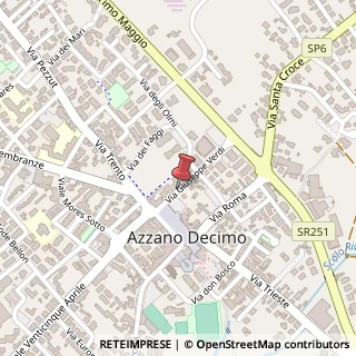 Mappa Via G. Verdi, 13, 33082 Azzano Decimo, Pordenone (Friuli-Venezia Giulia)