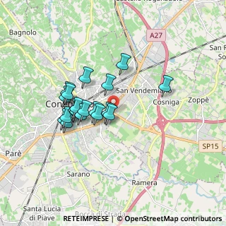 Mappa Vicolo Resistenza, 31020 San Vendemiano TV, Italia (1.443)