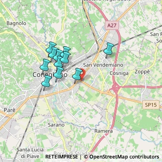 Mappa Vicolo Resistenza, 31020 San Vendemiano TV, Italia (1.54364)