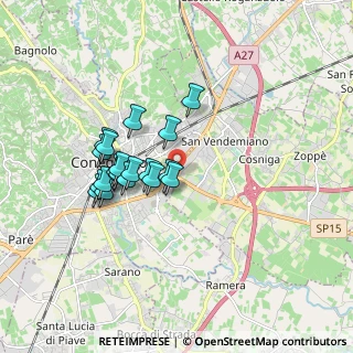 Mappa Via Cal Vecchia, 31020 San Vendemiano TV, Italia (1.454)