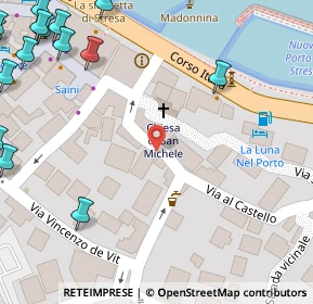 Mappa Piazza San Michele, 28838 Stresa VB, Italia (0.125)