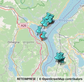 Mappa Via Antonio Rosmini, 28838 Stresa VB, Italia (7.13176)