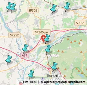 Mappa Via dell'Industria, 34072 Gradisca d'Isonzo GO, Italia (6.50286)