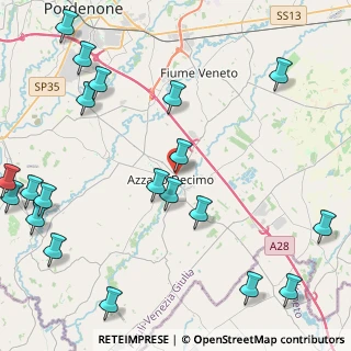 Mappa V.le I Maggio, 33082 Azzano Decimo PN, Italia (5.9595)