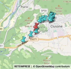 Mappa Via Sales, 24023 Clusone BG, Italia (0.825)
