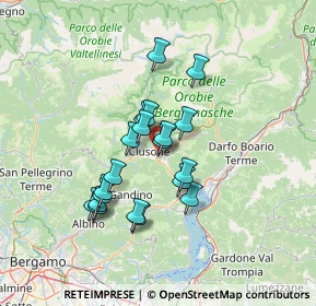 Mappa Via S. Lorenzo, 24023 Clusone BG, Italia (11.0865)