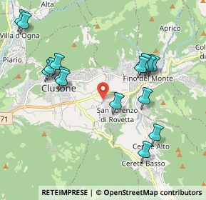 Mappa Via S. Lorenzo, 24023 Clusone BG, Italia (2.142)