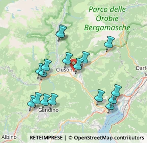 Mappa Via S. Lorenzo, 24023 Clusone BG, Italia (7.77412)