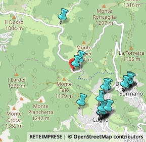 Mappa Località Colma di Sormano, 22030 Sormano CO, Italia (1.275)