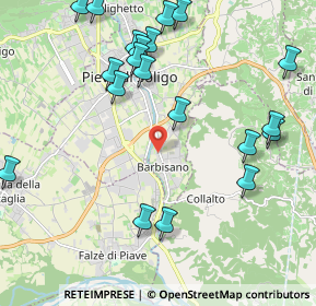 Mappa Via Monte Grappa, 31050 Pieve di Soligo TV, Italia (2.449)