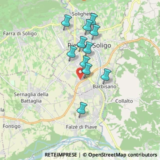 Mappa Via della Lira, 31053 Pieve di Soligo TV, Italia (1.63)