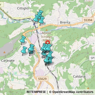Mappa Via Curti, 21036 Gemonio VA, Italia (0.782)