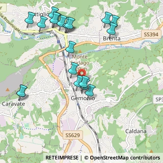 Mappa Via Curti, 21036 Gemonio VA, Italia (1.21)