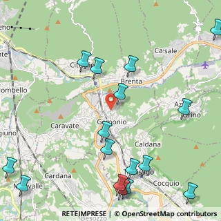Mappa Via Curti, 21036 Gemonio VA, Italia (2.87)
