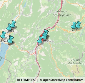 Mappa Via dell'Abetone, 38068 Rovereto TN, Italia (8.42286)