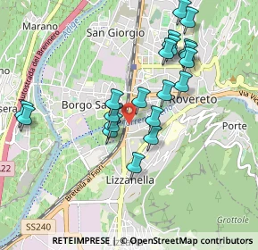 Mappa Via dell'Abetone, 38068 Rovereto TN, Italia (0.8865)