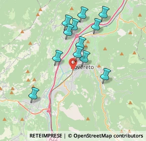 Mappa Via dell'Abetone, 38068 Rovereto TN, Italia (3.46417)