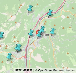 Mappa Via dell'Abetone, 38068 Rovereto TN, Italia (4.26545)