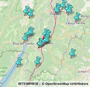 Mappa Via dell'Abetone, 38068 Rovereto TN, Italia (15.345)