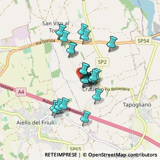 Mappa Via Aquileia, 33041 Aiello del Friuli UD, Italia (0.67692)