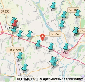 Mappa Via Aquileia, 33041 Aiello del Friuli UD, Italia (4.94833)