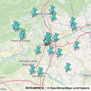 Mappa Via Giuseppe Garibaldi, 31015 Conegliano TV, Italia (8.4985)