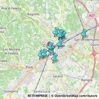 Mappa Via Giuseppe Garibaldi, 31015 Conegliano TV, Italia (1.15091)