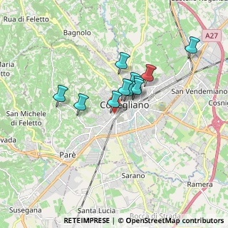 Mappa Via Giuseppe Garibaldi, 31015 Conegliano TV, Italia (1.25545)