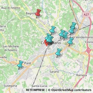 Mappa Via Giuseppe Garibaldi, 31015 Conegliano TV, Italia (1.51923)