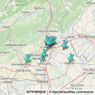 Mappa Via Giuseppe Garibaldi, 31015 Conegliano TV, Italia (7.77)