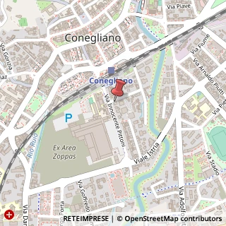 Mappa Via Innocente Pittoni, 17, 31015 Conegliano, Treviso (Veneto)