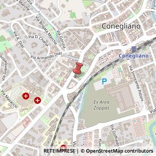 Mappa Piazza Cesare Beccaria, 1, 31015 Conegliano, Treviso (Veneto)