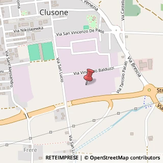 Mappa Via Ingegner Vincenzo Balduzzi, 10n, 24023 Clusone, Bergamo (Lombardia)