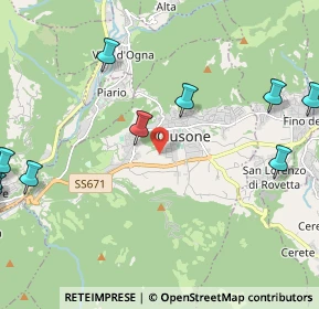 Mappa Via Moroni Gian Battista, 24023 Clusone BG, Italia (3.17667)