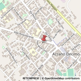 Mappa Viale Rimembranze, 19, 33082 Azzano Decimo, Pordenone (Friuli-Venezia Giulia)