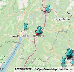 Mappa Rovereto, 38068 Rovereto TN, Italia (24.15895)