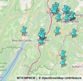 Mappa Rovereto, 38068 Rovereto TN, Italia (17.793)