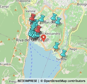Mappa Via Gorizia, 38066 Riva del Garda TN, Italia (1.3705)