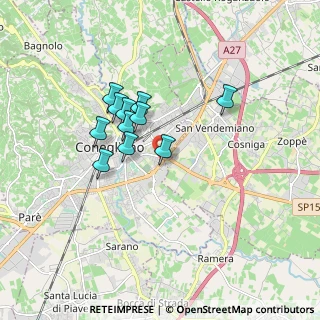 Mappa Via Vittorio Alfieri, 31015 Conegliano TV, Italia (1.33182)