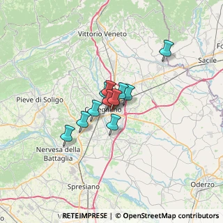 Mappa Via Vittorio Alfieri, 31015 Conegliano TV, Italia (3.47333)