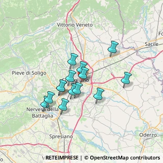 Mappa Via G. Gozzi, 31015 Conegliano TV, Italia (5.50643)