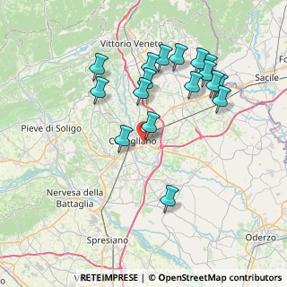 Mappa Via Vittorio Alfieri, 31015 Conegliano TV, Italia (7.65235)